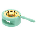 Wax Stamp Seal Kit, Wax Seal Warmer with Melting Spoon Melt Stove, Mint Green