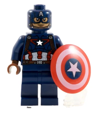 LEGO Capitán América Minifigura Marvel Super Heroes Shield 76051 76041 76032 Nuevo Foto 1 de 4