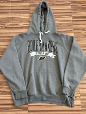 Purdue Boilermakers Hoodie Gray Sweatshirt size XL
