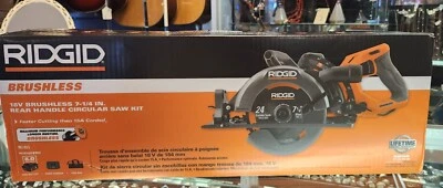 RIDGID R8658K 18V Brushless Cordless 7-1/4 in. Rear Handle Circular Saw Kit - Image 1 of 4