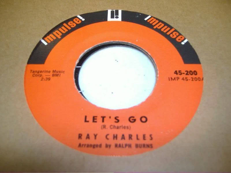 Jazz/Funk 45 RAY CHARLES Let's Go on Impulse - Image 1 of 1