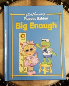 Jim Henson's Muppet Babies - BIG ENOUGH - My First Book Club 1992 Grolier - Picture 1 of 11