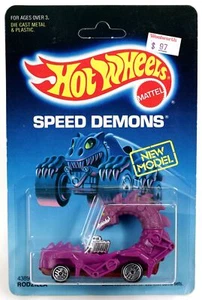Vintage Hot Wheels Rodzilla Speed Demons Series - 4389 New NRFP 1986 Purple 1:64 - Picture 1 of 4