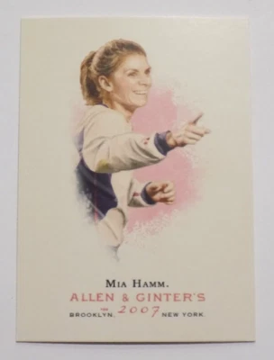 2007 Topps Allen & Ginter's World's Champions Soccer Mia Hamm Card #272 - Image 1 of 2
