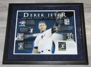 DEREK JETER The Captain FRAMED PRINT (Yankees Hit Leader) - Picture 1 of 8