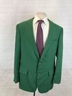 SPRING/SUMMER Custom Made Men's Bright Green Solid Blazer 46L $595
