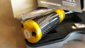 Ichibahn Drive Series Shift Knob Aluminum Carbon Universal Fit 8-12mm ISK105Y - Picture 1 of 4