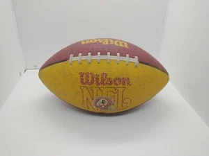 Vintage Washington Redskins NFL Wilson Youth Football Yellow Red Souvenir F1525 - Picture 1 of 10