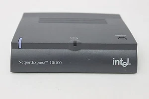 INTEL 695352-002 NETPORTEXPRESS 10/100 PRINT SERVER WITH AC ADAPTER - Picture 1 of 3