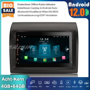 CarPlay Android 13 Autoradio GPS SWC 4G Fiat Ducato Citroen Jumper Peugeot Boxer - Bild 1 von 21