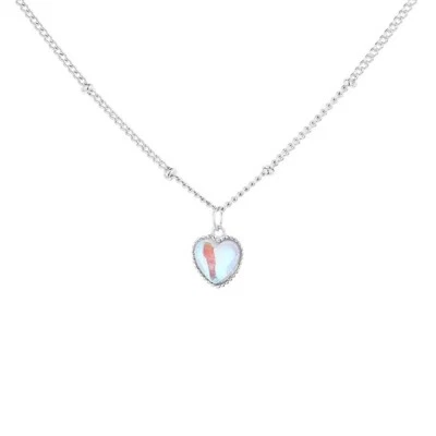 Heart Moonstone Pendant 925 Sterling Silver Chain Necklace Womens Jewellery Gift - Image 1 of 4