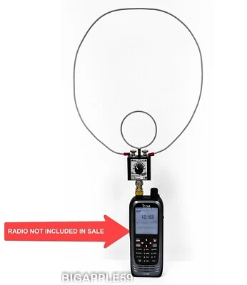 Antenna Loop Passiva HF - VHF Personalizzabile per Ricevitore Radio Scanner Portatile - Immagine 1 di 3