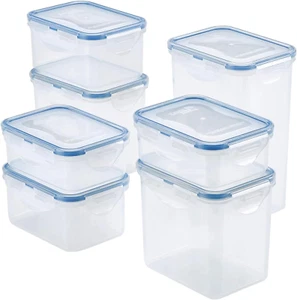 Easy Essentials Food Storage Lids/Airtight Containers, BPA Free, 14 Piece - Tall - Picture 1 of 12