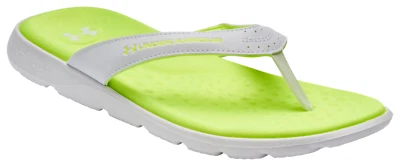 Женские шлепанцы Under Armour Ignite Pro Marbella сандалии белые/неоновые 3026030-102 - Изображение 1 из 4