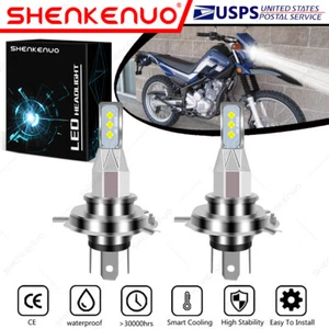 For Yamaha XT250 2008-2017 - 2X HS1 9003 H4 LED Headlights Bulbs 55W 6000K White - Bild 1 von 12