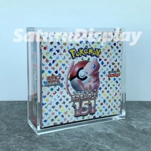 Pokemon (JP Japanese ) Acrylic Display Case Fits Standard Sized Booster Box - Picture 1 of 2