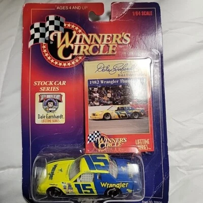 Coche Winners Circle Dale Earnhardt #15 1982 Wrangler Thunderbird Lifetime Series Foto 1 de 2