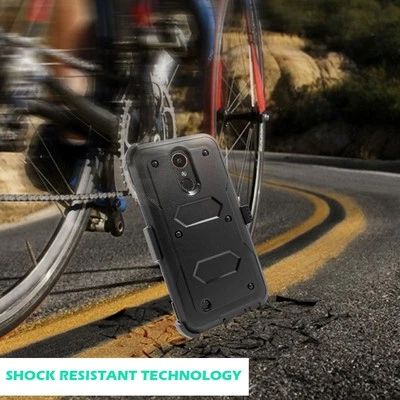 for LG LV5 K10 2017 M250 X400 K20+PLUS VS501 Holster Screen Protector Case Cove - Image 1 of 4