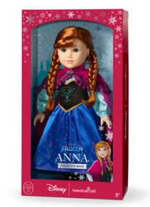 👑American Girl SWAROVSKI Disney Frozen Anna 18 inch Doll 💎 - Picture 1 of 13