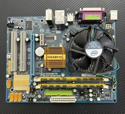 ✅ Gigabyte GA-G41M-ES2L - Intel 2,60 GHZ- 4GB DDR2 RAM + I/O-Shield 100% OK - Imagen 1 de 2