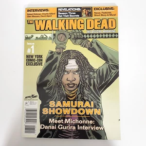 The Walking Dead Official Magazine #1 2012 NYCC Variant Titan Skybound Michonne - Picture 1 of 6