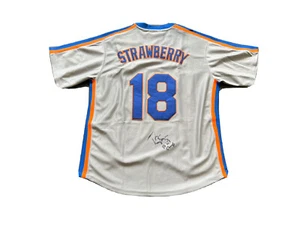 Darryl Strawberry Signed New York Mets (86 WS Champs) Jersey JSA - Picture 1 of 4