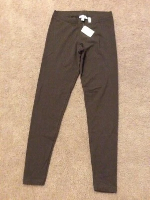 Leggings de punto marrón insecto de moda Foto 1 de 2