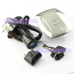 Fuel Cap Ignition Switch Key Lock Set for Suzuki GS125 6-wire 1982 1983 84-2000 - Picture 1 of 5
