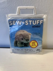 Vtg Talon American Sew 'N Stuff Wombat Sewing Kit Pre-Cut Pieces #9025 New - Picture 1 of 6