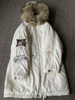 De Colección Bogner Goan Thylmann Chaqueta de Esquí con Capucha XL Bordado Extraíble Borde de Piel Leer Foto 1 de 4