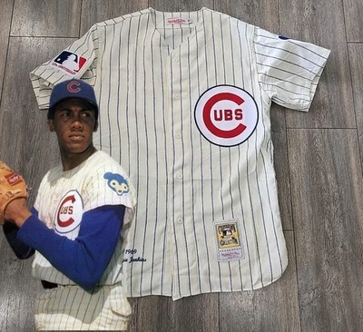 RARE! AUTHENTIC VINTAGE CUBS JERSEY FERGIE JENKINS 40 MEDIUM MITCHELL NESS  - Image 1 of 4