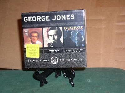 GEORGE JONES~~ 3 CDs SUPER HITS 1 & 2, & w TAMMY HITS [BRAND NEW SEALED] Foto 1 de 3