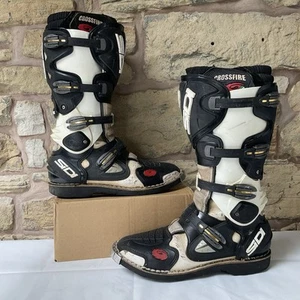 SIDI Crossfire Motorcross Enduro Off Road Boots UK 12 EU47 - Picture 1 of 17
