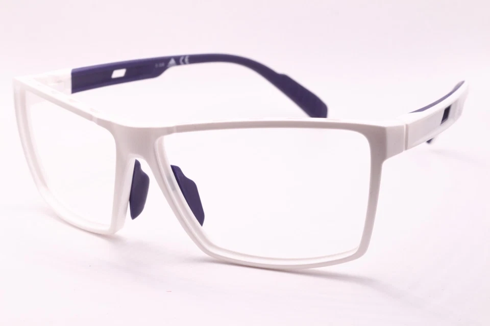 NOVO ÓCULOS ADIDAS SP5007 021 BRANCO MARINHO AUTÊNTICO ARMAÇÃO DESIGNER 60-13 - Imagem 1 de 4