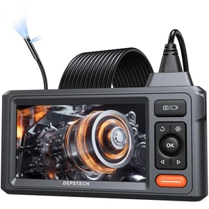 Dual-Lens Endoscope with Light, 1080P HD Borescope, 16.5FT Flexible Sewer Cam... - Picture 1 of 7
