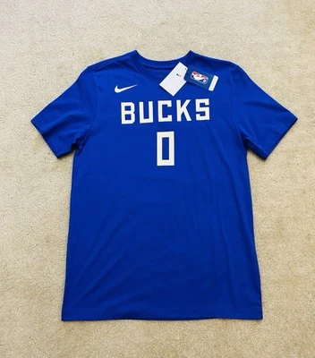 Camiseta para hombre Damian Lillard Milwaukee Bucks Nike NBA talla mediana   Foto 1 de 4