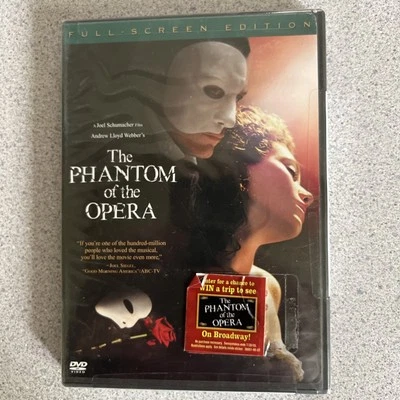 The Phantom Of The Opera Full Screen Edition New Sealed 2005 Warner Bros DVD - Image 1 of 3