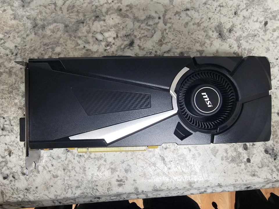 Clean Tested MSI GeForce GTX 1080 AERO 8G OC GDDR5X Gaming Graphics Card - Image 1 of 4