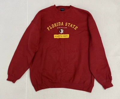 Platinum by Delta Mens Sweater 2XL Pullover Red Florida State Seminoles Football - Image 1 of 4