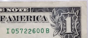 Billete de $1 2021 número de serie elegante 57226 Clear Lake, código postal SD - I 05722600 B - Imagen 1 de 3