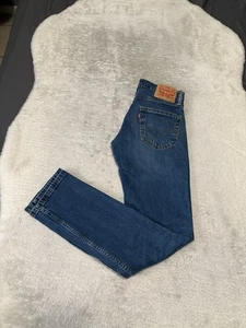 Levis 511 Womens Blue Denim Skinny Mid Ride Jeans Size 29x32 Act 29x31 Stretch - Picture 1 of 10