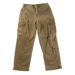 Vintage Polo Ralph Lauren Military 3D Pocket Cargo Cord Hose Gr. 36/32 - Bild 1 von 8