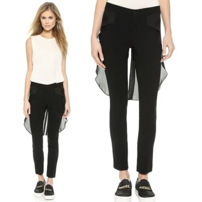 Pantalones Haute Hippie Georgette Cola Camisa Negros Talla 2 Seda Hada Subversivo Punk  Foto 1 de 4