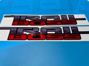 Pair 2019-2021 Trail Boss Decals Stickers Silverado Bed Side 1500 2500 HD - Bild 1 von 3