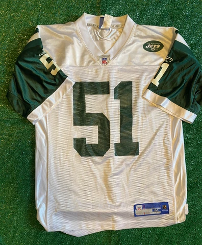 Vintage Jonathan Vilma New York Jets Jersey Size Medium Cover