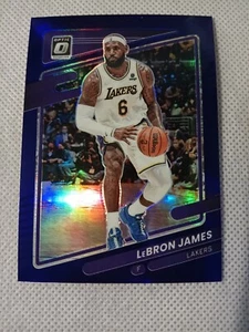 2021 LEBRON JAMES DONRUSS OPTIC PURPLE NBA CARD #41 LA LAKERS KING CAVALIERS  - Picture 1 of 2