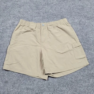 Columbia Shorts Womens Small Tan Cargo Lightweight Wicking Hiking Fishing Casual - Image 1 of 4
