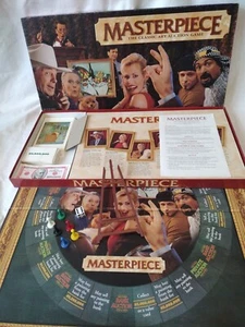 Vintage Parker Brothers Masterpiece Art Auction Board Game 1996 VGC For Age - Picture 1 of 8