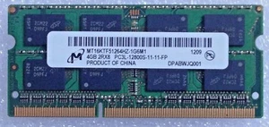 Micron 4GB 2Rx8 PC3L-12800S DDR3 1600MHz SDRAM MT16KTF51264HZ-1G6M1 - Picture 1 of 1