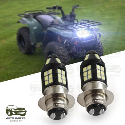 Kit de faros LED H6 6000K bombilla blanca para Yamaha Big Bear 350 400 1997-2005 2006 Foto 1 de 4